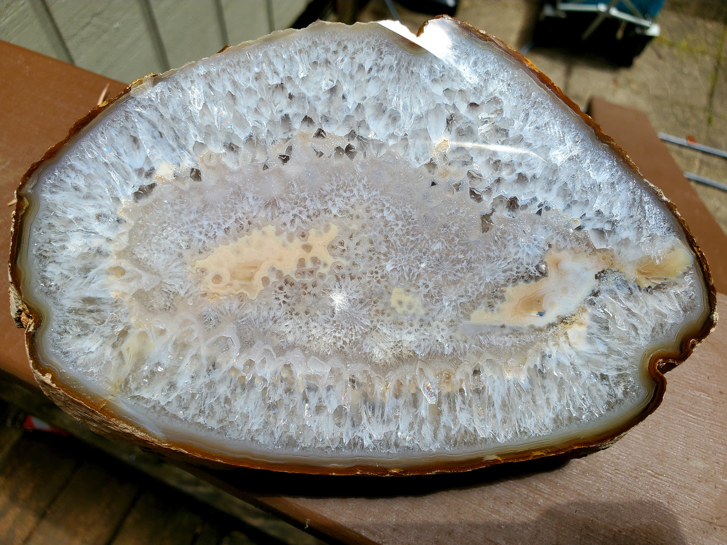 Large Quartz Agate Geode