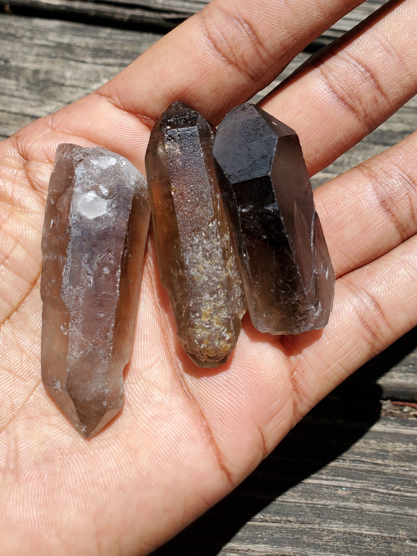 Raw Cut smokey Quartz